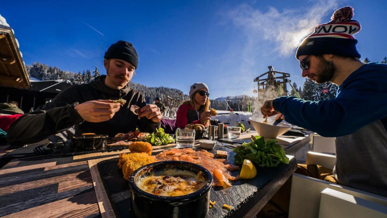 Le Montana - Studio Rue Du Centre - Cosy Et Montagnard - Navette Les Gets Εξωτερικό φωτογραφία