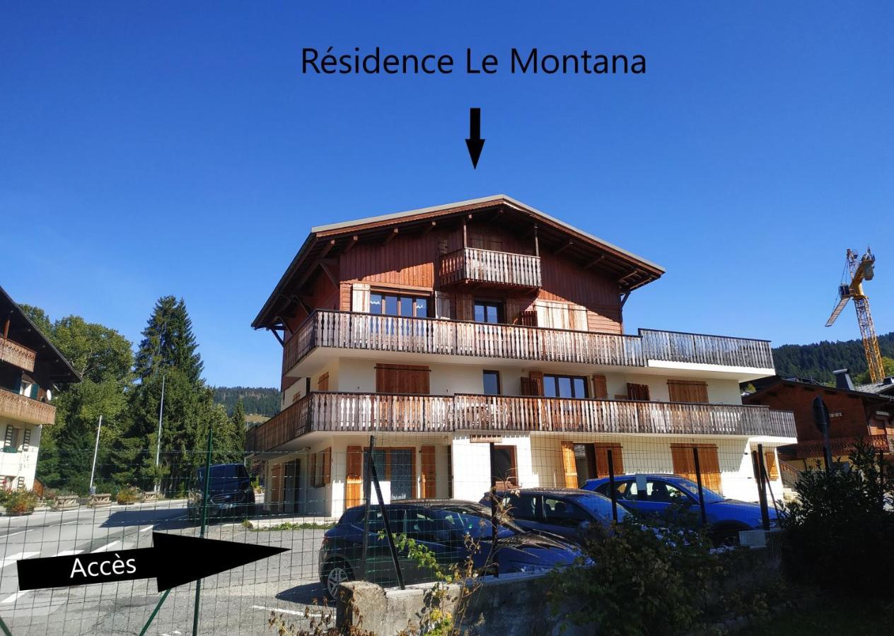 Le Montana - Studio Rue Du Centre - Cosy Et Montagnard - Navette Les Gets Εξωτερικό φωτογραφία