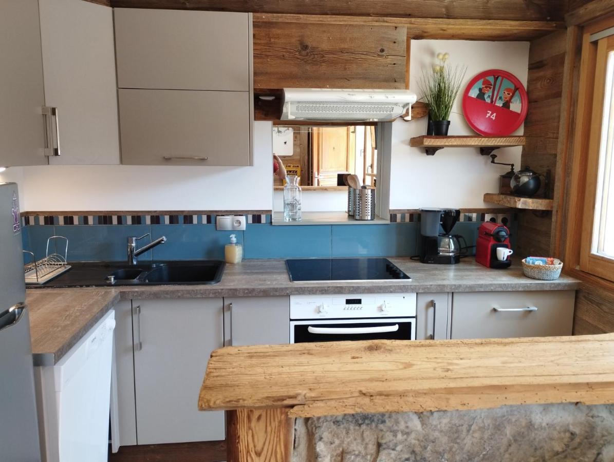 Le Montana - Studio Rue Du Centre - Cosy Et Montagnard - Navette Les Gets Εξωτερικό φωτογραφία
